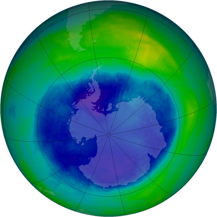 Ozone Map 1993-09-05